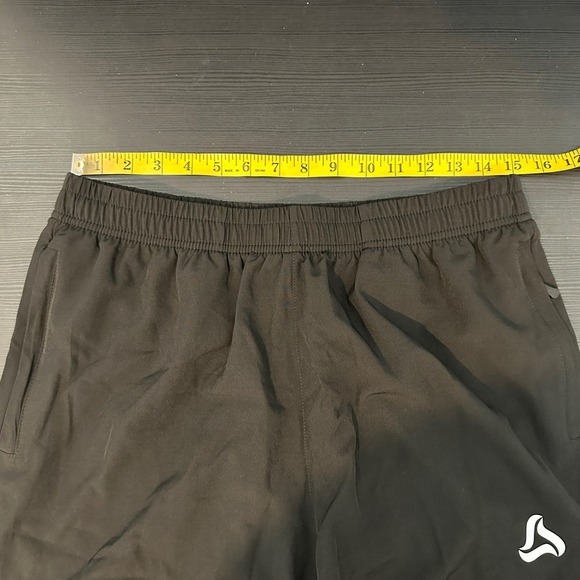 NWT Silkworld Black Elastic Waist Lined Zip Pockets Swim Trunks Size Small - Picture 8 of 11